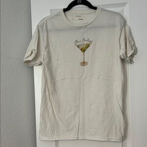 Anthropologie Cheers Darling Martini Shirt